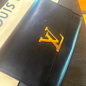 Louis Vuitton Black Louise EW envelope bag